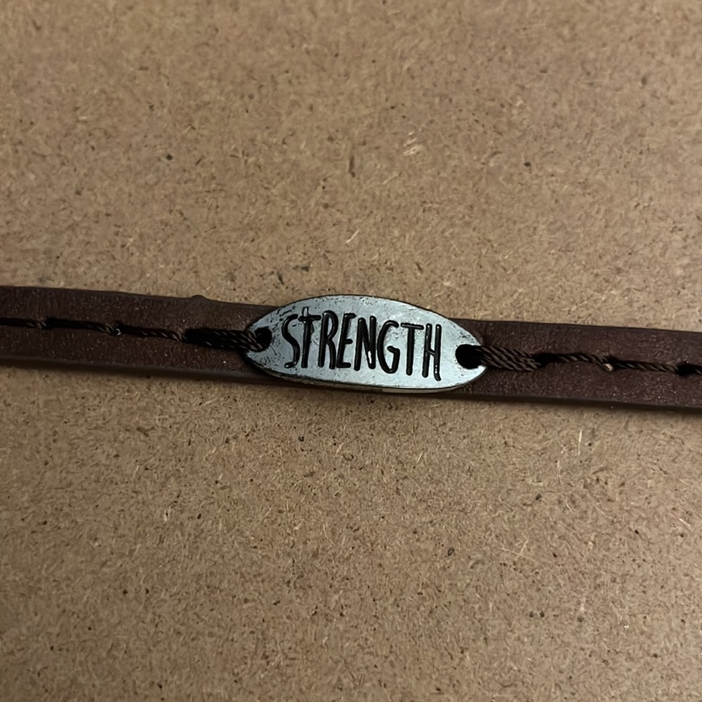 Good Work(s) “Strength” Bracelet - Brown